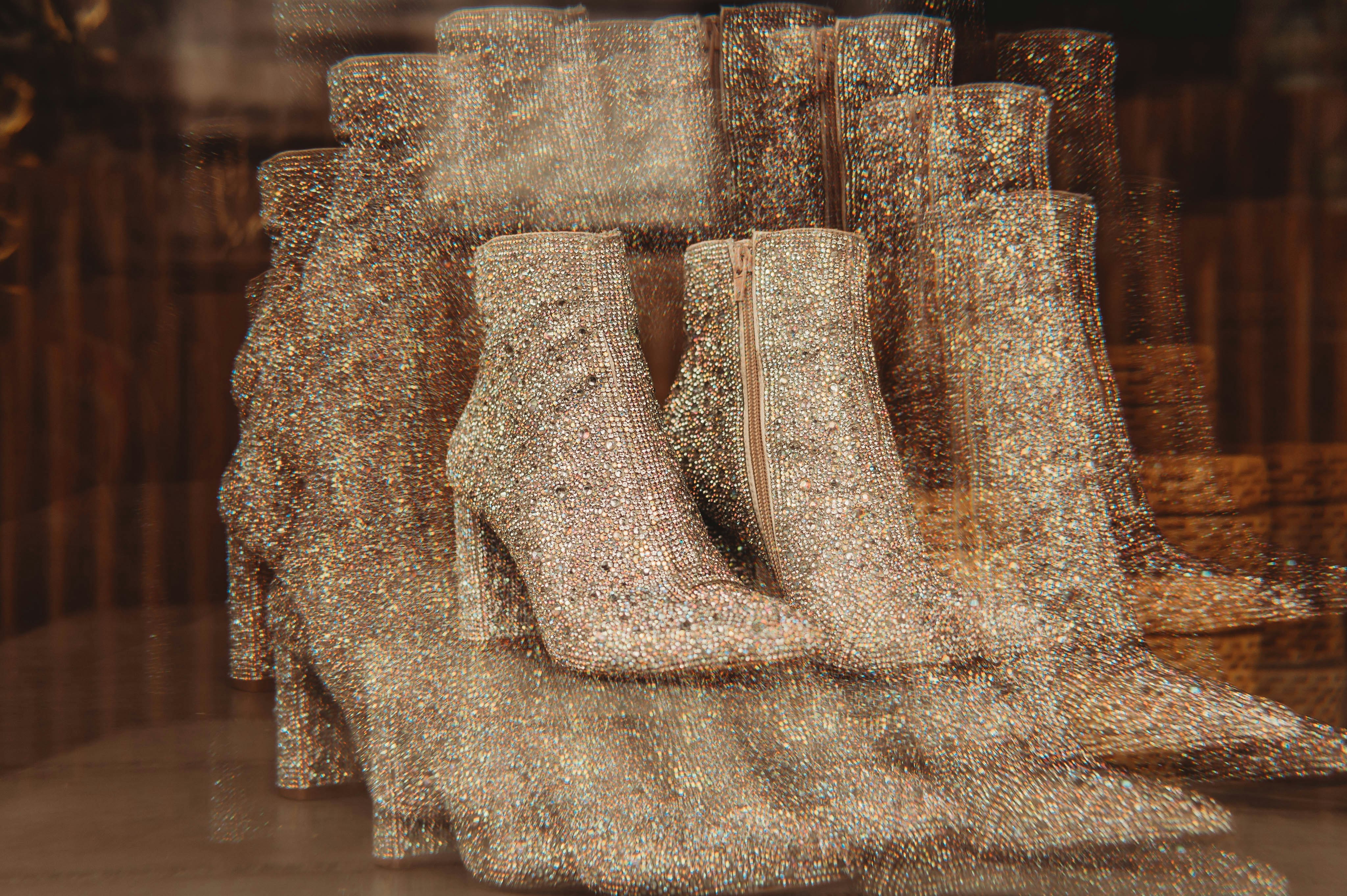 brown textile on brown wooden table